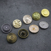 Kancing Logam Custom Berbahan Zinc Alloy dengan Ukiran Zirkon Emas, Kancing Shank untuk Jas, Blazer, Mantel, Seragam, Ramah Lingkungan