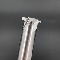 Fraise à queue CNC en carbure de tungstène à 4 cannelures HRC70, forme personnalisée, revêtement AlTiN, ODM/OEM