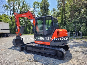 Excavatrice sur chenilles hydraulique d'occasion KUBOTA KX183-3 de 8 tonnes, excellent état, prix abordable, importée du Japon - Product Image 2