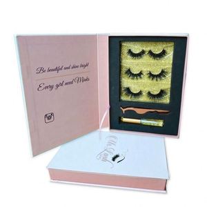 <b>Sweet</b> Girl Eyelash Case Purple Lash Box 25Mm 5D Mink Eyelashes Box Custom logo <b>Packaging</b> - Product Image 1