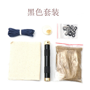 <b>Fire</b> Piston Compressed Air Ignition <b>Tool</b> Brass Tube Silver Set Portable Eco Friendly Handheld <b>Fire</b> Starter - Product Image 2