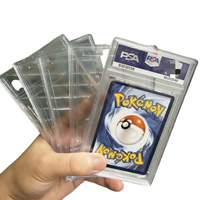 Support magnétique 35pt pour cartes, soudé par ultrasons, pour cartes gradées, étuis de rangement pour cartes à collectionner, support de présentation pour cartes Pokémon et cartes sportives gradées