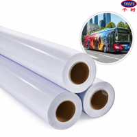 Rollo de Vinilo Autoadhesivo, Película de PVC Blanca Mate de Alto Brillo, Rollo al por Mayor para Rotulación de Vehículos, Publicidad Comercial y Fabricación de Letreros