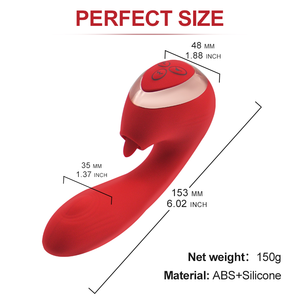 Vibromasseur érotique 10 vitesses vibrant pour le massage du point G Jouet sexuel pour femmes Vibromasseur pour lécher la langue du sexe oral pour adultes Sex Shop - Product Image 6