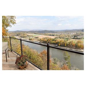 Système de garde-corps de balcon Prima Large Roof Surround Deck Railing System, protection de sécurité pour balcon - Product Image 5