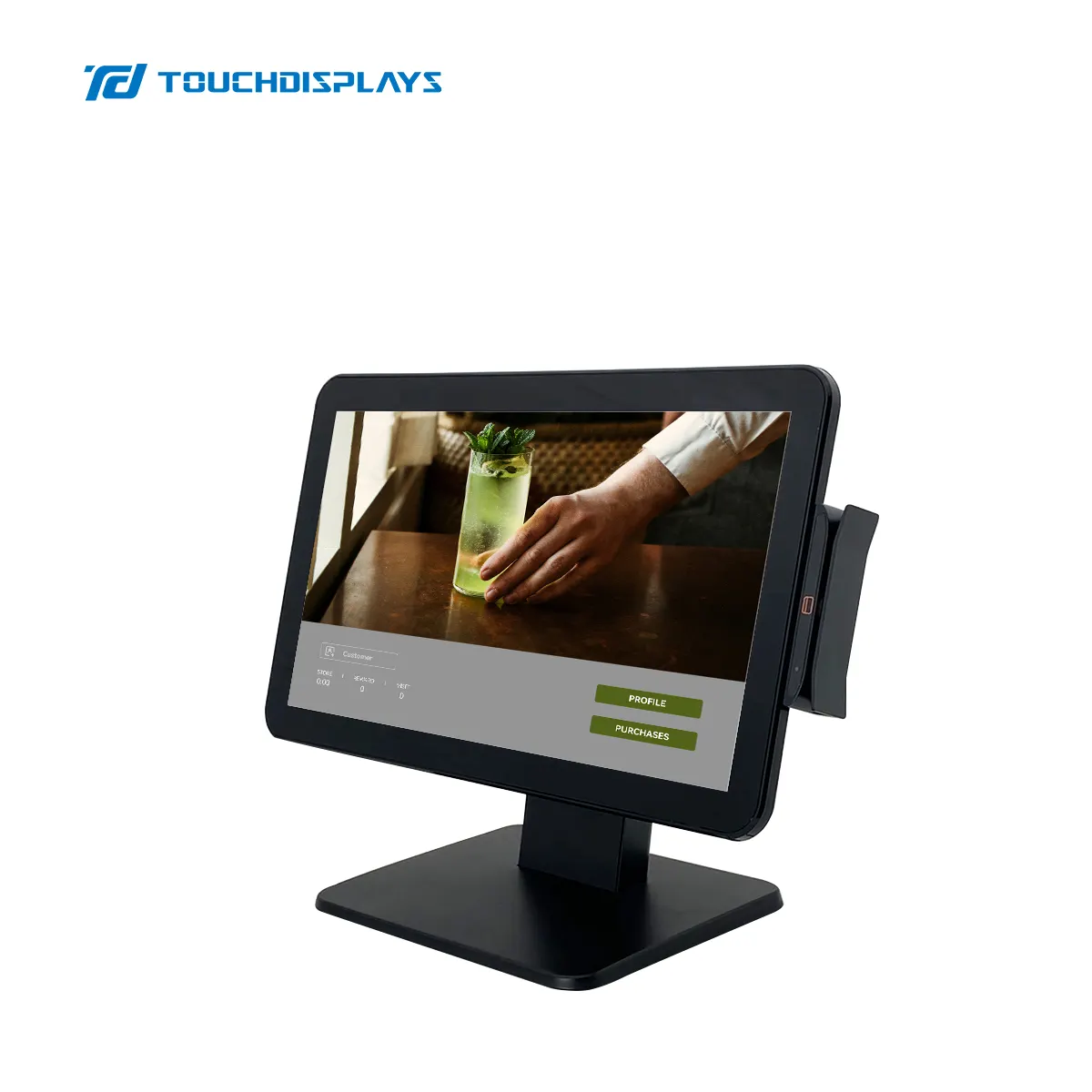 Touchdisplay 15.6 inci kasar diekspor mesin pos india