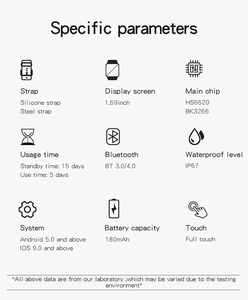 Bán buôn CT2 GT3 Y13 GT20 H13 Smartwatch cảm ứng đầy đủ màn hình BT cuộc gọi reloj inteligente Heart Rate Monitor <span class=keywords><strong>Android</strong></span> thông minh đồng hồ - Product Image 6