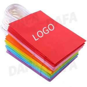 Sacs en papier kraft marron et blanc pour supermarché, impression de logo personnalisée, sacs à emporter pour aliments, biscuits, sandwichs, gâteaux - Product Image 5
