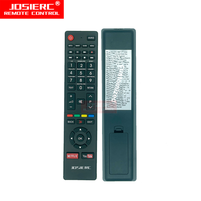 UNIVERSAL REMOTE CONTROL TV BRANDS OKI 10IN1VESTEL Tv Remote with Netflix