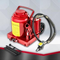 Cric hydraulique pneumatique en acier moulé de 50 tonnes, hauteur maximale 425 mm, certifié CE, garantie 1 an, pour la réparation de camions lourds