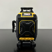 Niveau laser 16 lignes 360 auto-nivellement 4D outil laser professionnel à lignes croisées vertes avec mode d'impulsion extérieur
