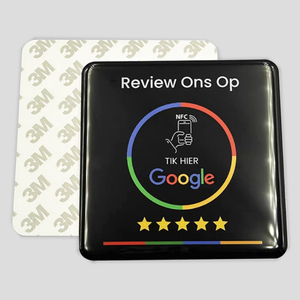 Biểu tượng tùy chỉnh in ấn 100 mét 25 mét <span class=keywords><strong>NFC</strong></span> <span class=keywords><strong>Tag</strong></span> <span class=keywords><strong>NFC</strong></span> phương tiện truyền thông xã hội Acrylic thẻ không thấm nước Epoxy Google xem xét <span class=keywords><strong>NFC</strong></span> thẻ PVC - Product Image 3