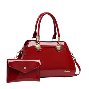 RTS Bulk Mixed Order New Glossy Leather Spliced Mother Daughter <b>Bag</b> Stylish Multilayer Design Crossbody Shoulder <b>Bag</b> - Product Image 2