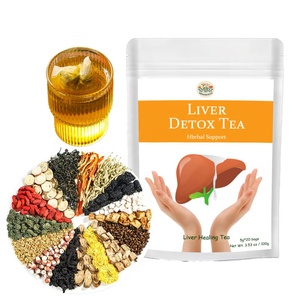 [18 Détos du <span class=keywords><strong>Foie</strong></span> Aromatisé] Compléments de Santé à Base de Plantes <span class=keywords><strong>Bio</strong></span> Sac de Thé aux Herbes Rafraîchissant pour les Yeux - Product Image 1
