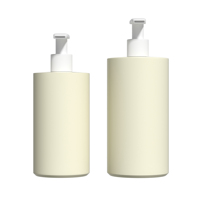 Bouteille cosmétique en PET PCR de 300 ml/450 ml, cylindre mat, distributeur de savon liquide/shampoing, pompe pour gel douche, recharge de sérum pour soins de la peau, vente en gros
