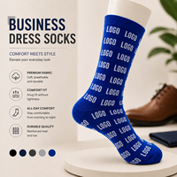 Chaussettes habillées pour hommes avec logo personnalisé, chaussettes en coton jacquard, chaussettes décontractées pour le bureau, vente en gros, OEM, chaussettes personnalisées pour le bureau