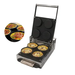 High Quality 4pcs Mini Pizza Making Machine Non Stick Commercial Electric Pizza Maker