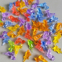 100PCS Mini lézards qui brillent dans le noir, accessoires de vivarium, figurines miniatures, décoration de jardin féerique, jouets d'animaux kawaii