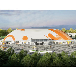 Structure gonflable sur mesure avec couverture en membrane PVDF pour grand court de tennis, dôme pneumatique, structure soutenue par des poutres, terrain de football, tente de sport - Product Image 3