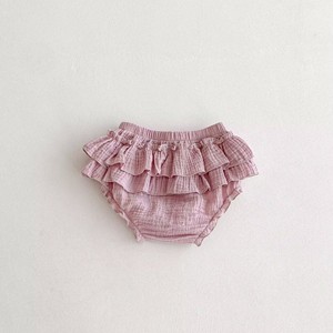 Cubrecuerpo de algodón <span class=keywords><strong>con</strong></span> <span class=keywords><strong>volantes</strong></span> para bebés, braguitas tipo bloomers para niñas pequeñas - Product Image 4