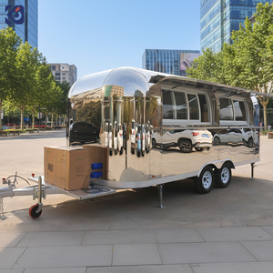 Remorque alimentaire mobile CAMPTRL avec cuisine complète, camion de restauration BBQ, chariot à kebab, tacos, café, camion de restauration - Product Image 4