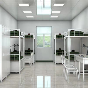 <span class=keywords><strong>Lit</strong></span> superposé triple pour adultes Fournisseurs Prix bon marché à vendre Auberge de jeunesse en fer moderne pleine grandeur avec rangement en métal <span class=keywords><strong>Lit</strong></span> double superposé - Product Image 5