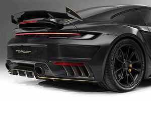 Nouveau kit carrosserie en fibre de carbone sèche ZNDR pour 911 992 Targa & Cabriolet avec spoiler auto-adhésif pour 2020- Remplacement - Product Image 5