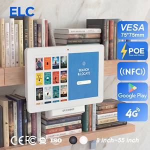 Écran tactile Android 11 de 10,1 pouces pour bibliothèque, pour la recherche de livres et système de prêts en libre-service, affichage <span class=keywords><strong>numérique</strong></span> mural - Product Image 1