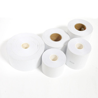 Impression thermique personnalisée de 80mm Full-Tack Sticky Media 58x65 Rouleau d'étiquettes sans doublure