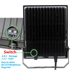 Lámpara LED de Exterior con Carcasa de Aluminio, 50W, 7500LM (Equivalente a 250W <span class=keywords><strong>HPS</strong></span>/MH) Luces LED de Inundación de 5000K Luz Diurna, Fácil Instalación - Product Image 2