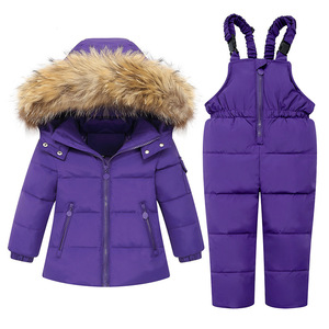 Nuevo conjunto de chaqueta de plumón para niños con capucha de 1 a 4 años, abrigo para bebé y traje de esquí para niñas, cierre de cremallera - Product Image 5