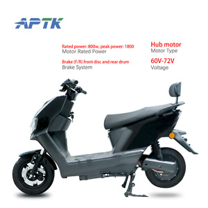 Motocicleta Eléctrica de Bajo Precio 60/72V 32Ah con Respaldo, Alcance de 50-60Km, Precio CKD, Scooter Eléctrico - Product Image 2