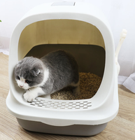 En gros Pas Cher Fabriqué en Chine Chat Litière Plateau De Toilette Pour Animaux de compagnie