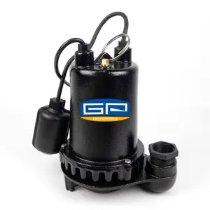 Professional Cast Iron Lubrication System 3/4 HP Submersible Slurry Water Dewatering Pumps