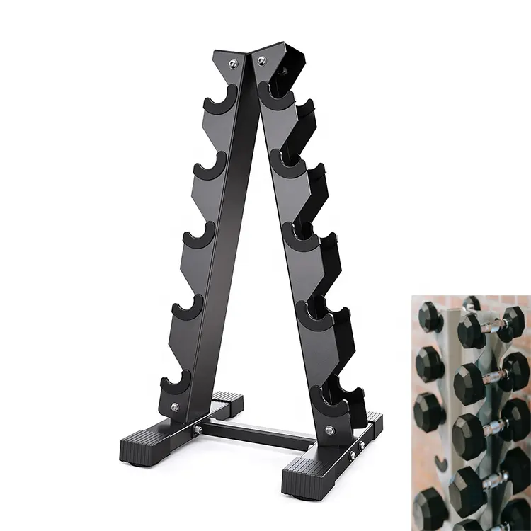 Factory Custom popular luxury heavy steel dumbbell shelf set dumbbell rack for free weights gym home
