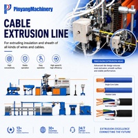 Machine d'extrusion pour l'isolation des câbles électriques Pinyang, machine de fabrication de gaine de câble, machine de fabrication de câbles