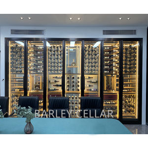 Vinoteca Eléctrica Independiente de Diseño Moderno BARLEY Cellar, Totalmente de Vidrio y Acero Inoxidable, para Uso en Hoteles - Product Image 4