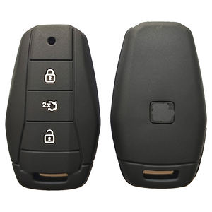 Étui de protection de <span class=keywords><strong>clé</strong></span> de voiture en silicone à <span class=keywords><strong>2</strong></span> boutons pour Polo Golf Passat Bora Sharan pour VW - Product Image 4