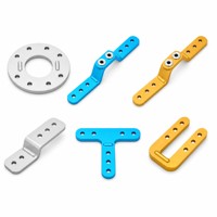 Kit de pièces de robot en aluminium anodisé, assortiment multi-pièces, série personnalisée, fabricant OEM