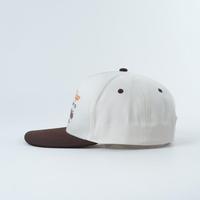 Casquette de sport unisexe 5 panneaux en tissu Oxford Dobby, logo imprimé personnalisé, boucle en plastique, utilisation en extérieur, toutes saisons