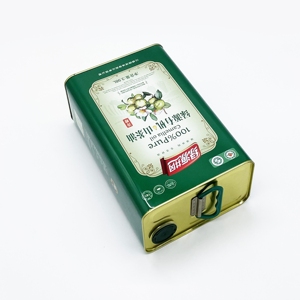 Latas Rectangulares de 4L para Aceite de Oliva con Impresión a Color y Tapa de Plástico para Envasado de Alimentos para Mascotas y Galletas - Product Image 5