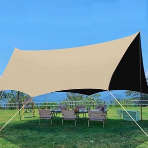 <span class=keywords><strong>Lona</strong></span> Impermeable Ligera para Acampar, Toldo Resistente a los Rayos UV, Refugio Portátil Plegable para Actividades al Aire Libre, Camping y Senderismo - Product Image 3