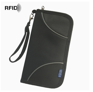 Porte-passeport de <span class=keywords><strong>voyage</strong></span> anti-RFID, élégant et léger, organiseur de documents, étui pour passeport et cartes - Product Image 4