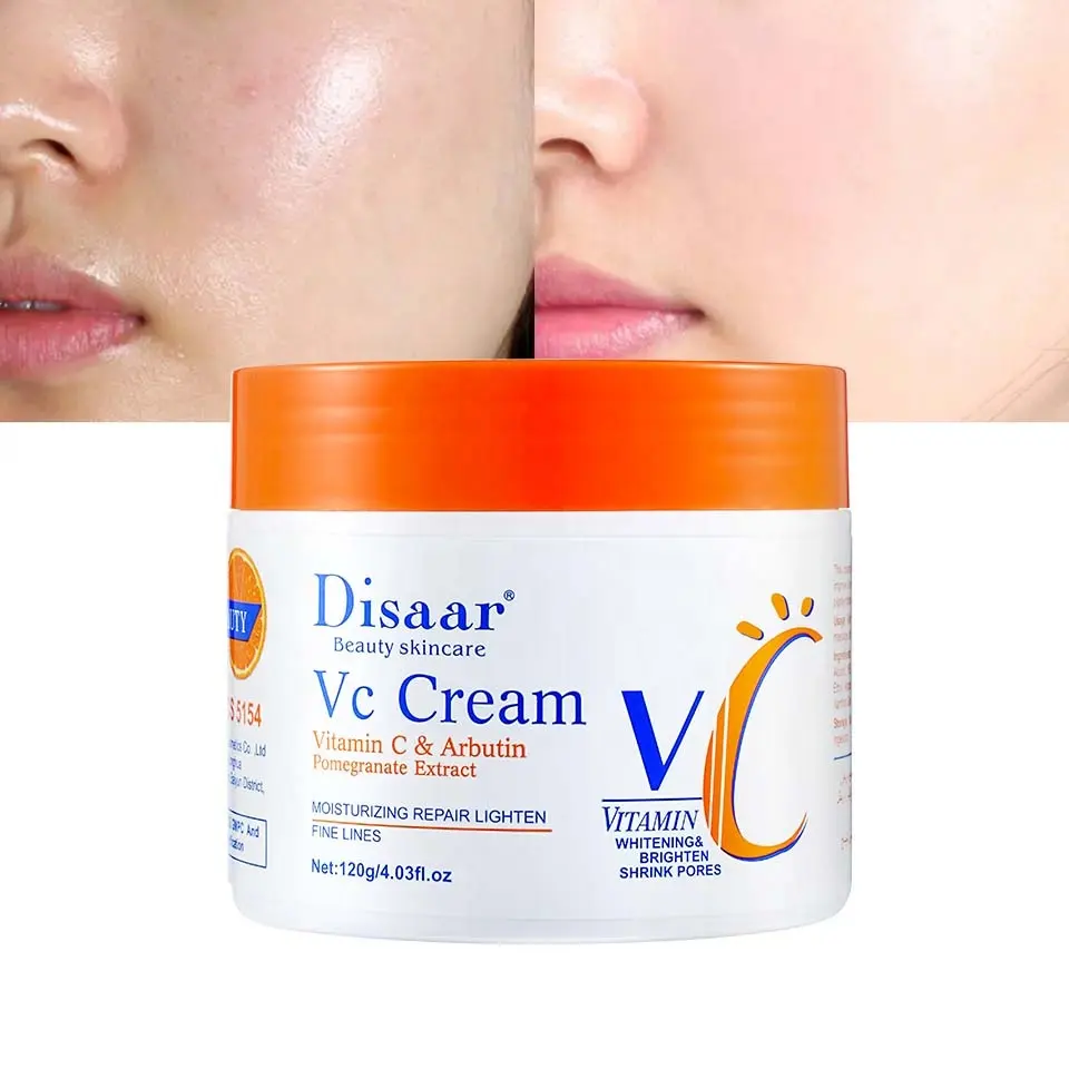 Disaar C vitamini cilt beyazlatma parlatıcı yüz kremi gündüz ve gece yüz Antiaging krem