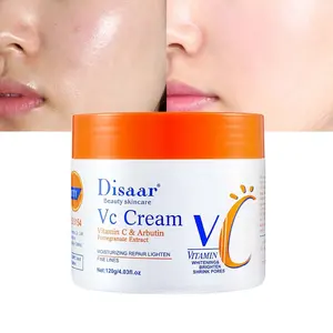 Disaar creme facial clareador, creme com vitamina c para clareamento da pele, dia e noite