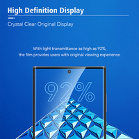 Protecteur d'écran UV pour téléphone portable Protecteurs d'écran transparents super lisses Film hydrogel Films UV HD