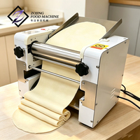 Laminoir à pâte professionnel en acier inoxydable, robuste, avec rouleau automatique pour restaurant et boulangerie