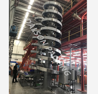 Convoyeurs à spirale/convoyeur à spirale en plastique pour boîtes/convoyeur à spirale pour produits