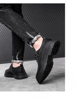 Chaussures Oxford décontractées vintage pour hommes grandes tailles, coupe large, à lacets, semelle épaisse en caoutchouc, pour le travail quotidien et les affaires, support OEM ODM, vente en gros