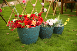 <b>Light</b> weight handmade color ceramic flower pot for home and garden Use - Product Image 5